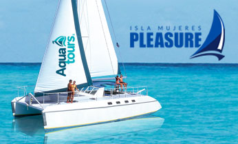 Tour isla mujeres pleasure in aquatours cancun